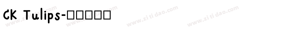 CK Tulips字体转换